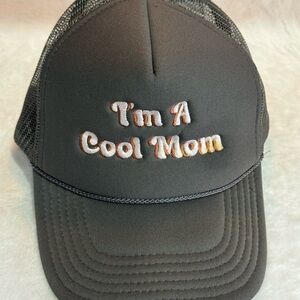 OTTO Gray Trucker Hat with Embroidered Text